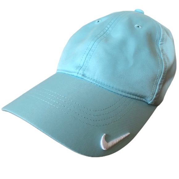 light blue golf hat
